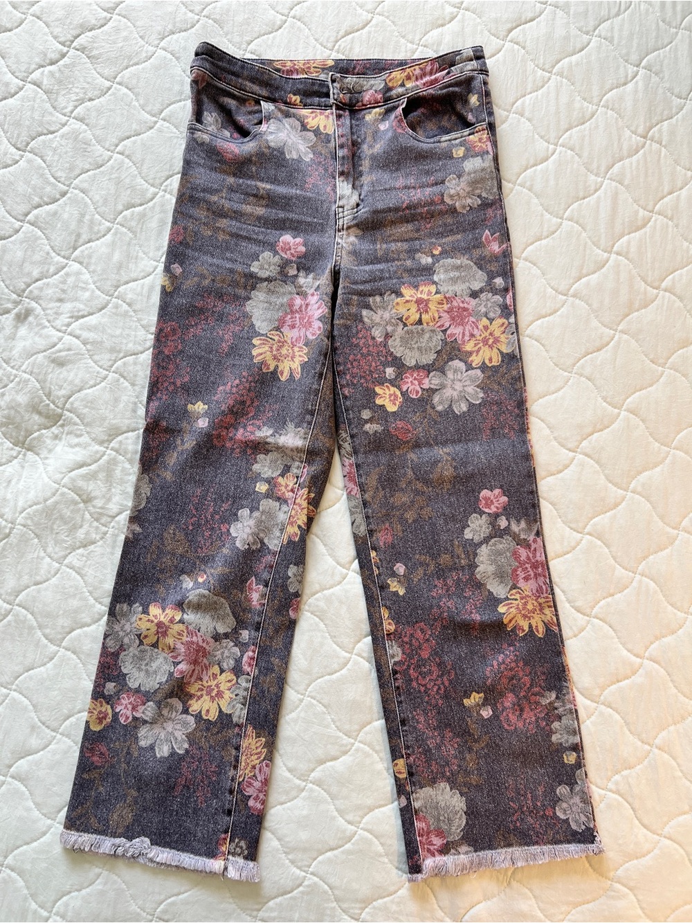 Oli & Hali Floral Ankle Jeans